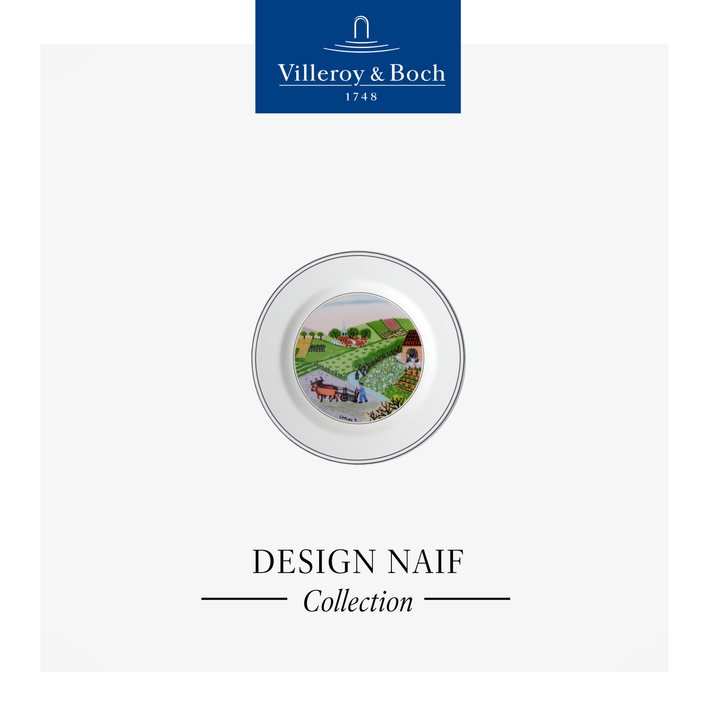 Design Naif Bread & Butter plate Cultivation