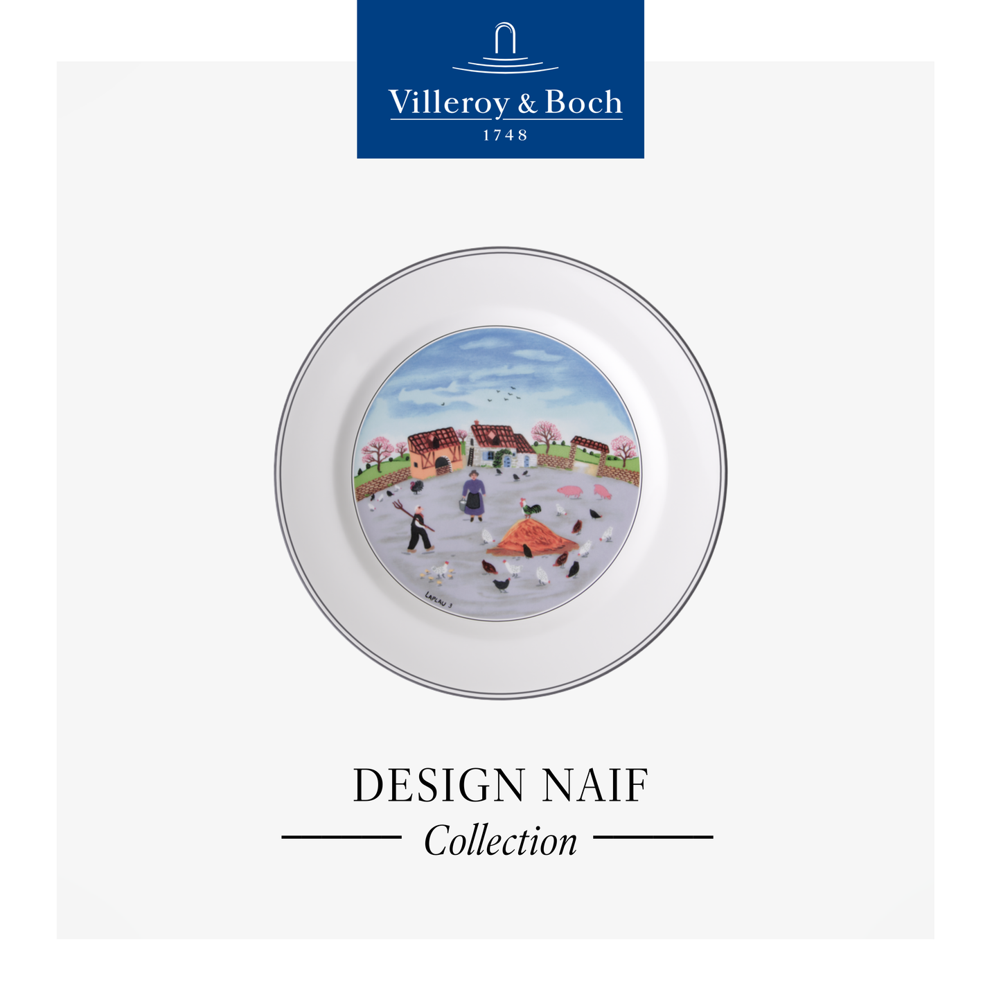 Design Naif Flat Plate Poultry Farm – Villeroy & Boch | Casa Euro Philippines