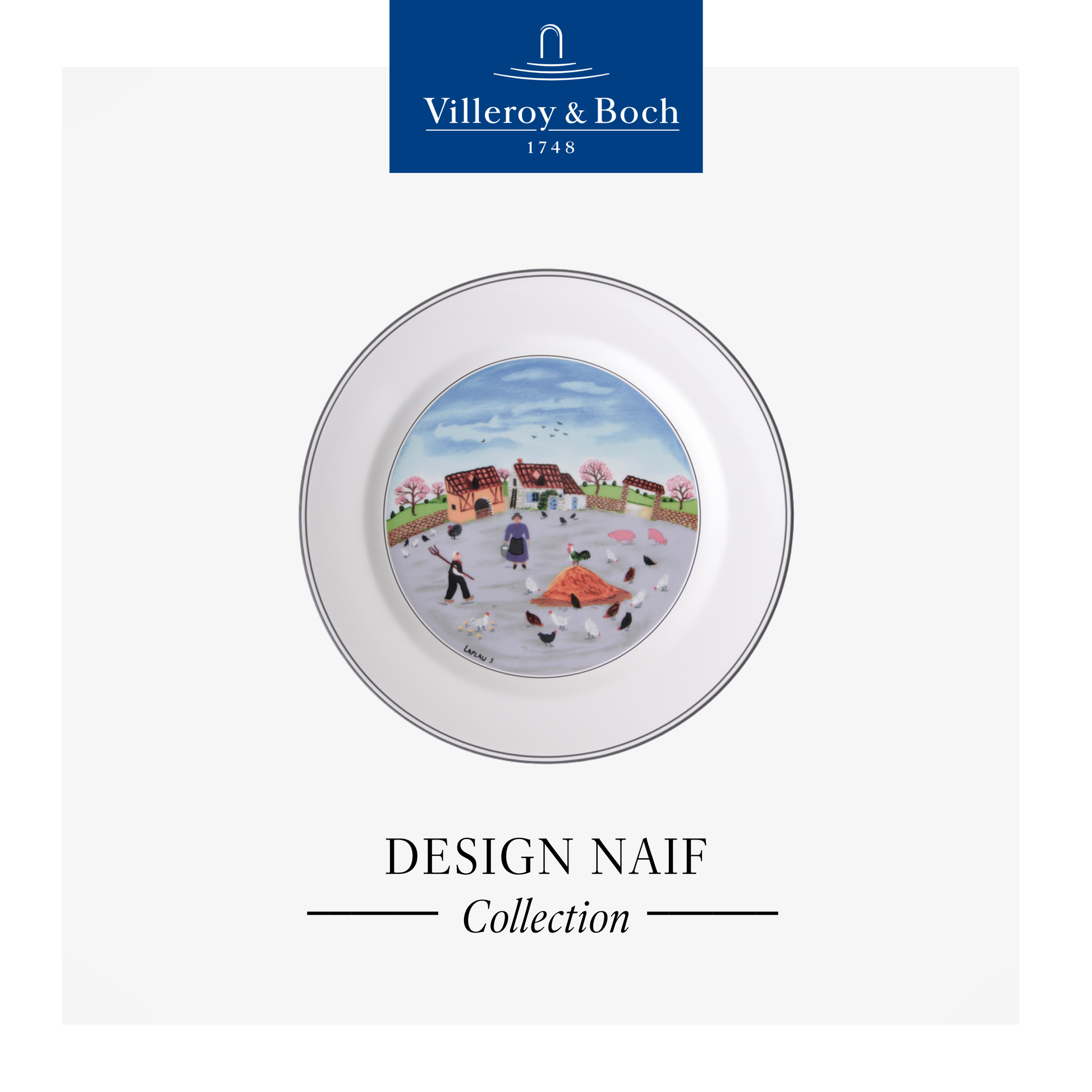 Design Naif Flat Plate Poultry Farm – Villeroy & Boch | Casa Euro Philippines