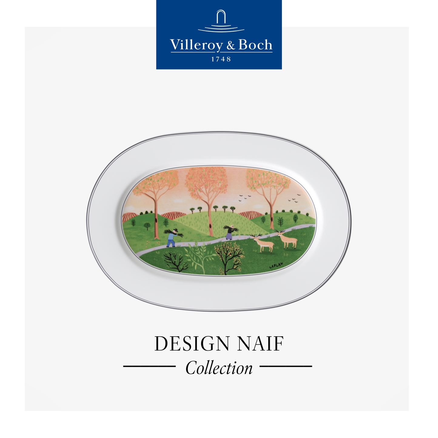 Design Naif Oval platter