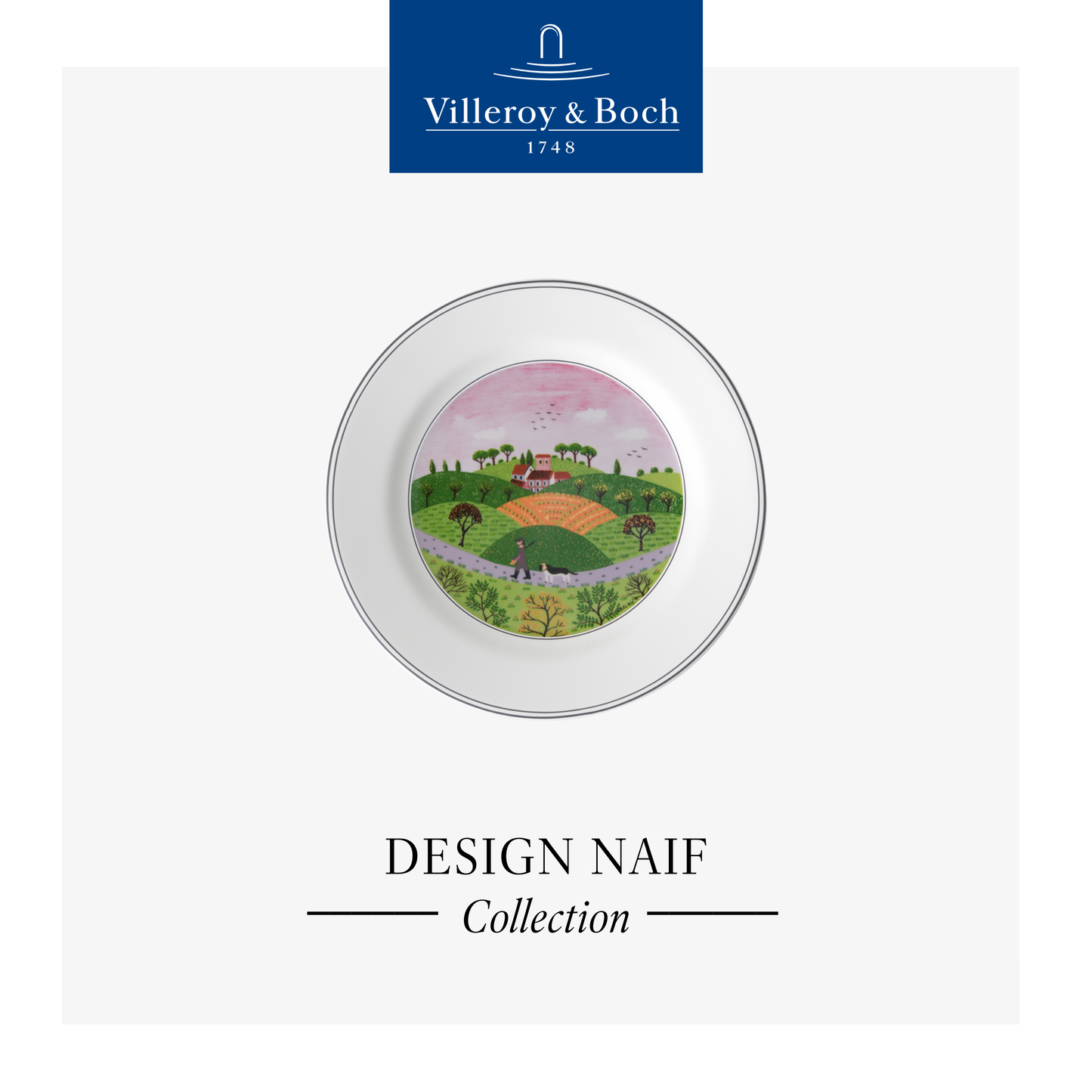 Design Naif Salad plate Huntsman