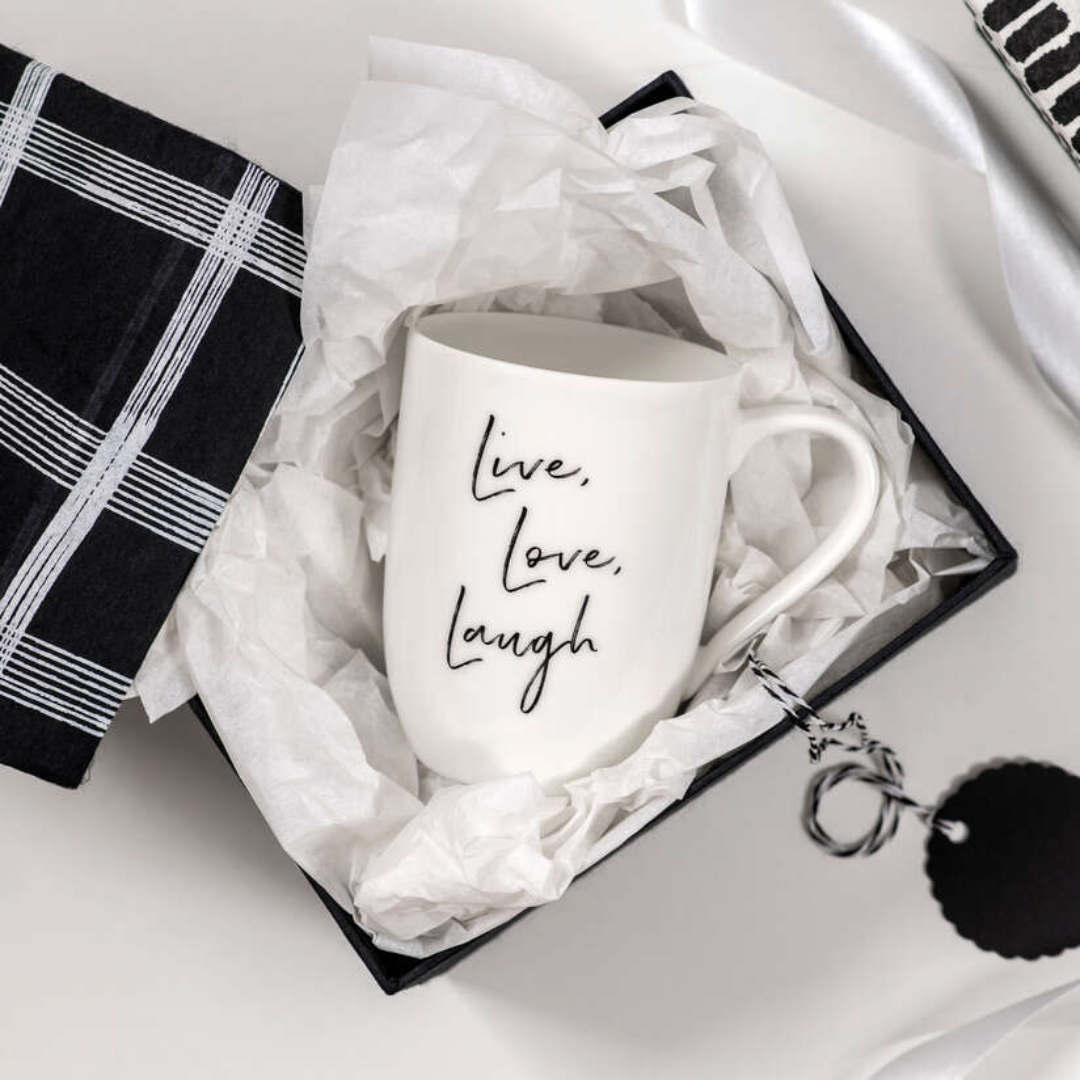 Statement Mug Live Love Laugh