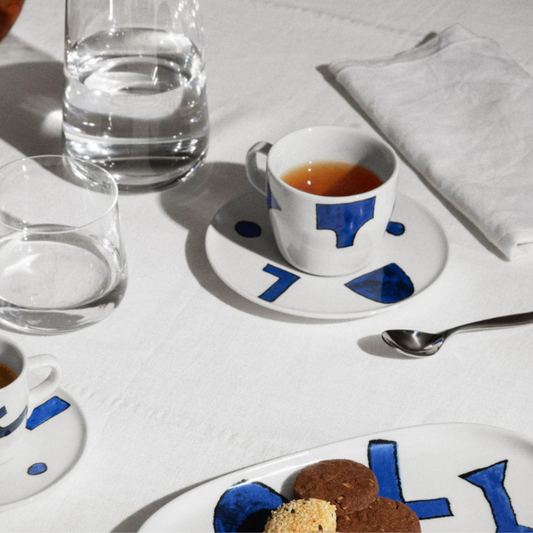 Itsumo - Yunoki ware, Coffee Cup + Saucer, Set 4 pcs