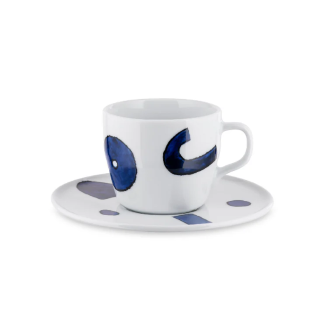 Itsumo - Yunoki ware, Coffee Cup + Saucer, Set 4 pcs