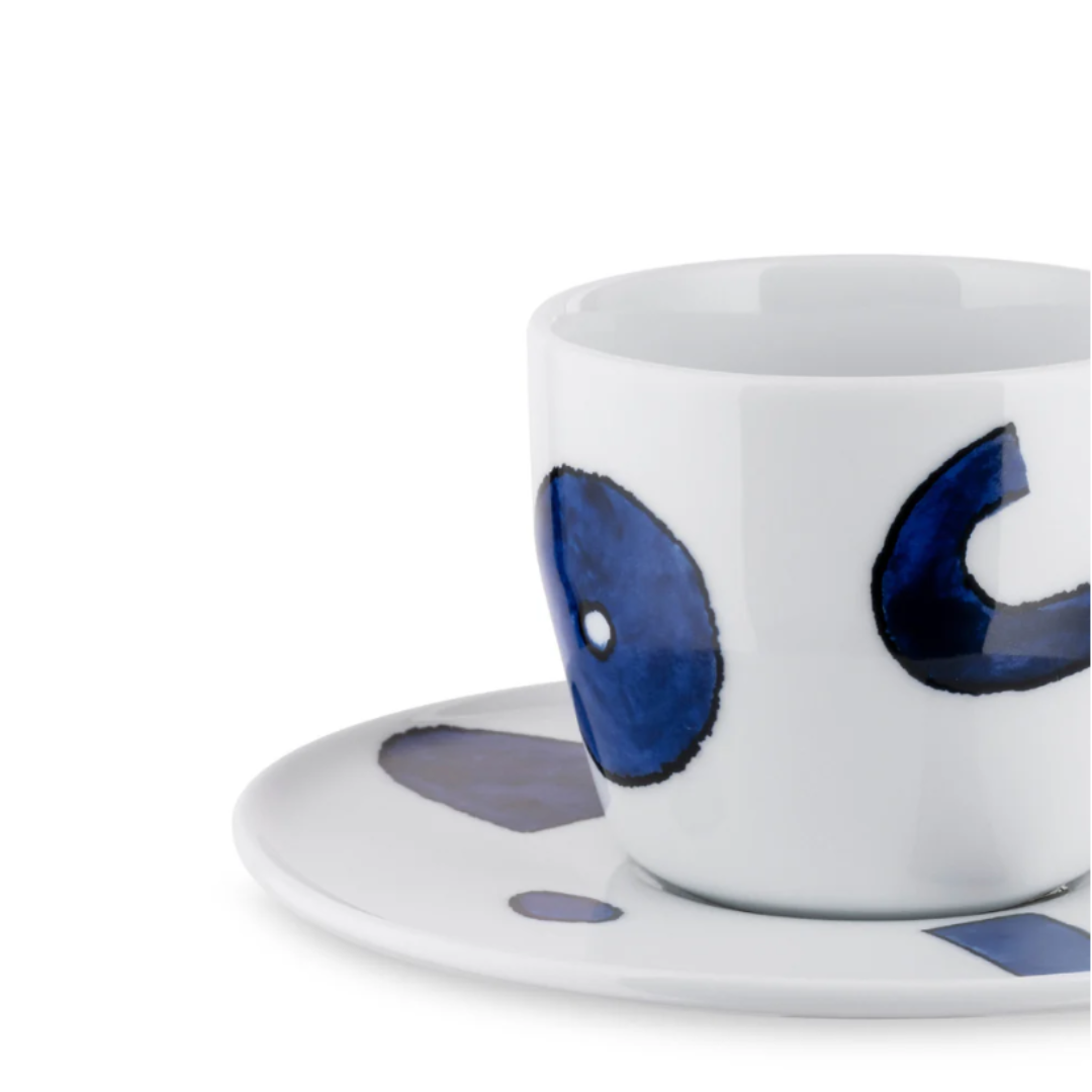 Itsumo - Yunoki ware, Coffee Cup + Saucer, Set 4 pcs