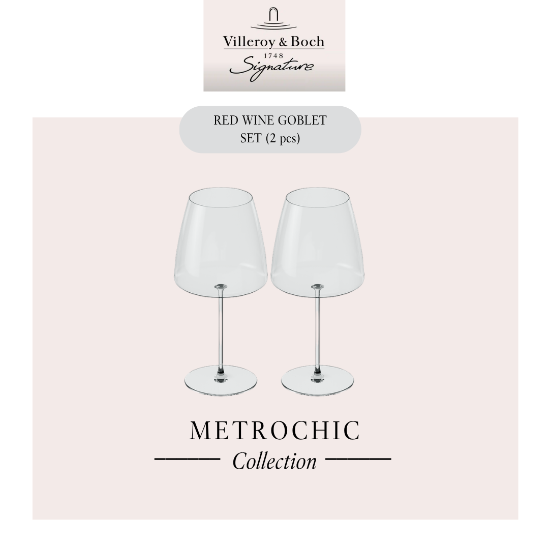 MetroChic Red wine goblet, 2pcs