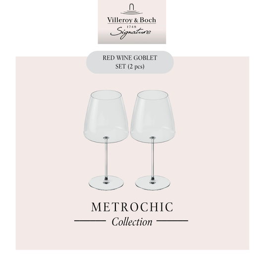 MetroChic Red wine goblet, 2pcs