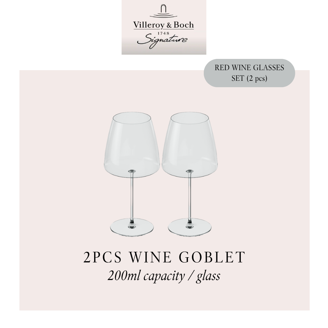 MetroChic Red wine goblet, 2pcs