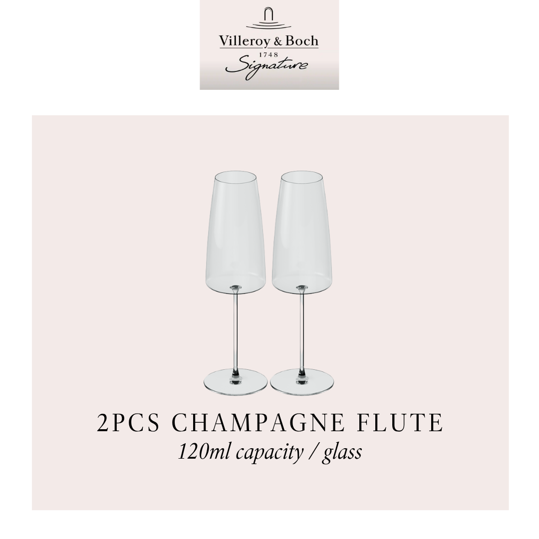 MetroChic Champagne flute, x2