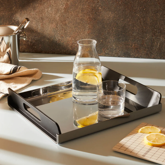 Vassily Rectangular Tray with Handles