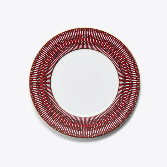 Arcadia Red Dinner Plates, Set of 2