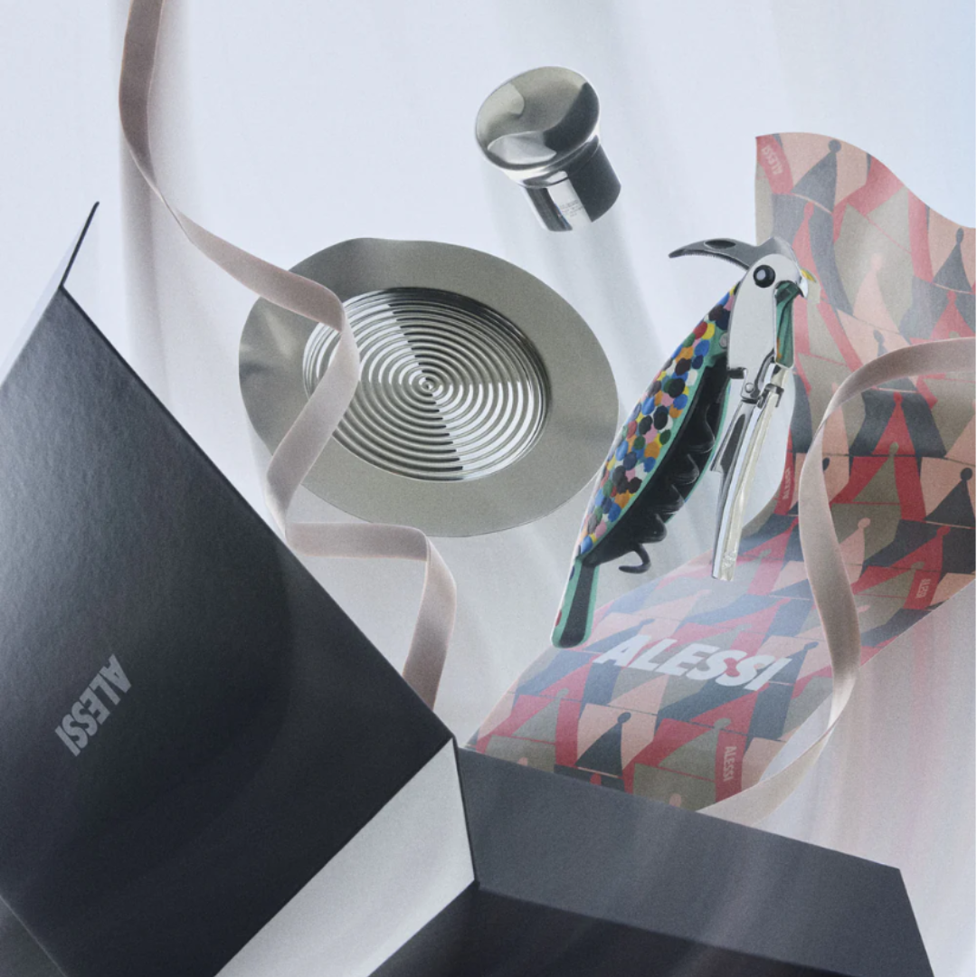 Alessi & Wine - Parrot Gift  Set