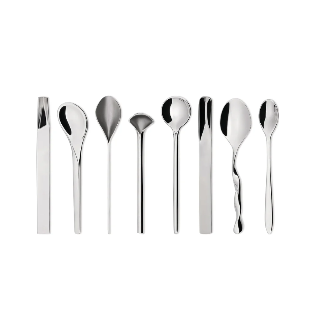 Il caffè/tè, Set of 8 Coffee Spoons