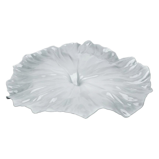 Lotus Leaf Centerpiece, White