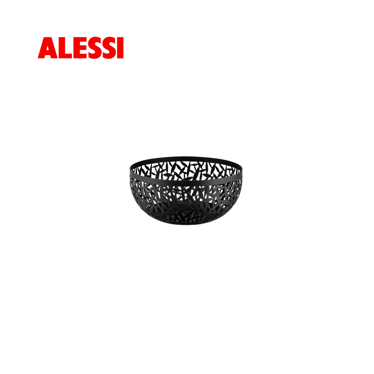 Alessi Cactus Fruit Bowl, Red and White, 21 cm
