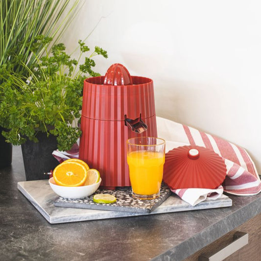 Plissé Electric Citrus Juicer, Red