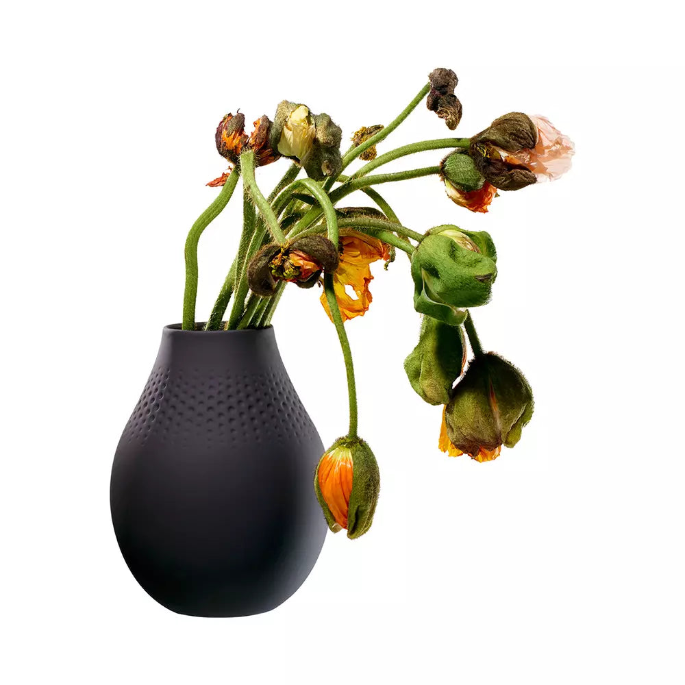 Manufacture Collier Noir Perle vase 20cm