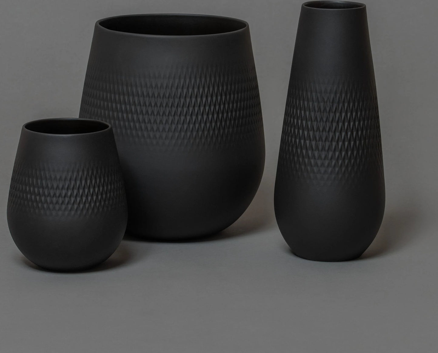 Manufacture Collier Noir Carré vase 26cm