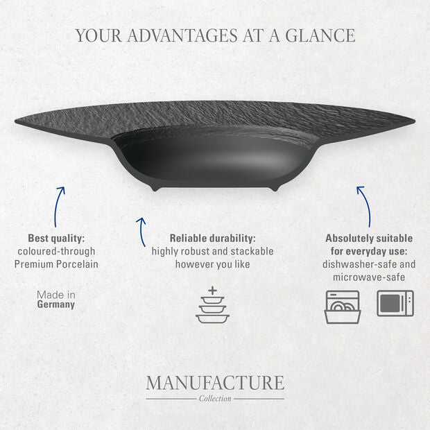 Manufacture Rock Flat Plate, Box of 6*