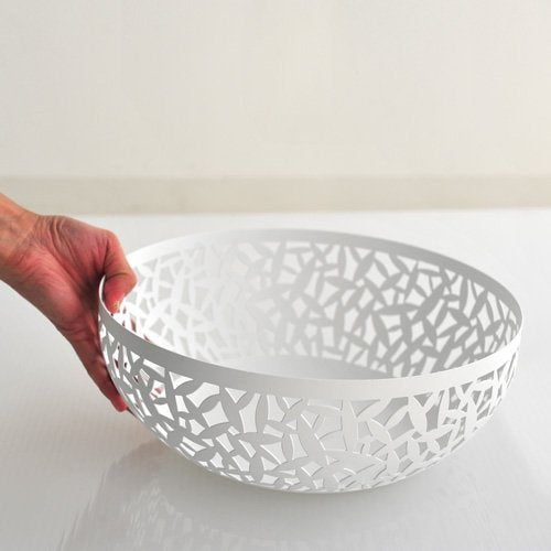 Cactus Fruit Bowl, White 29 cm