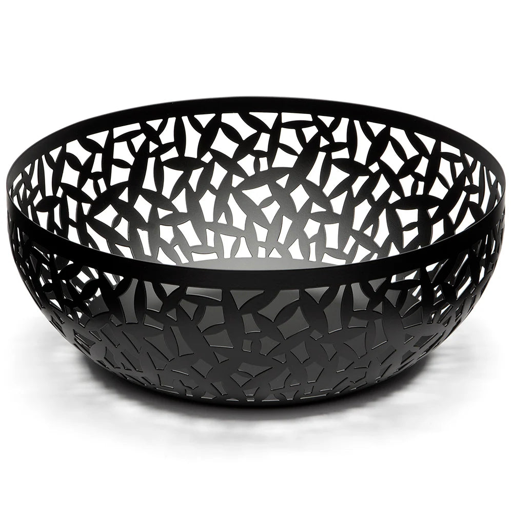 Cactus Fruit Bowl, Black 29 cm