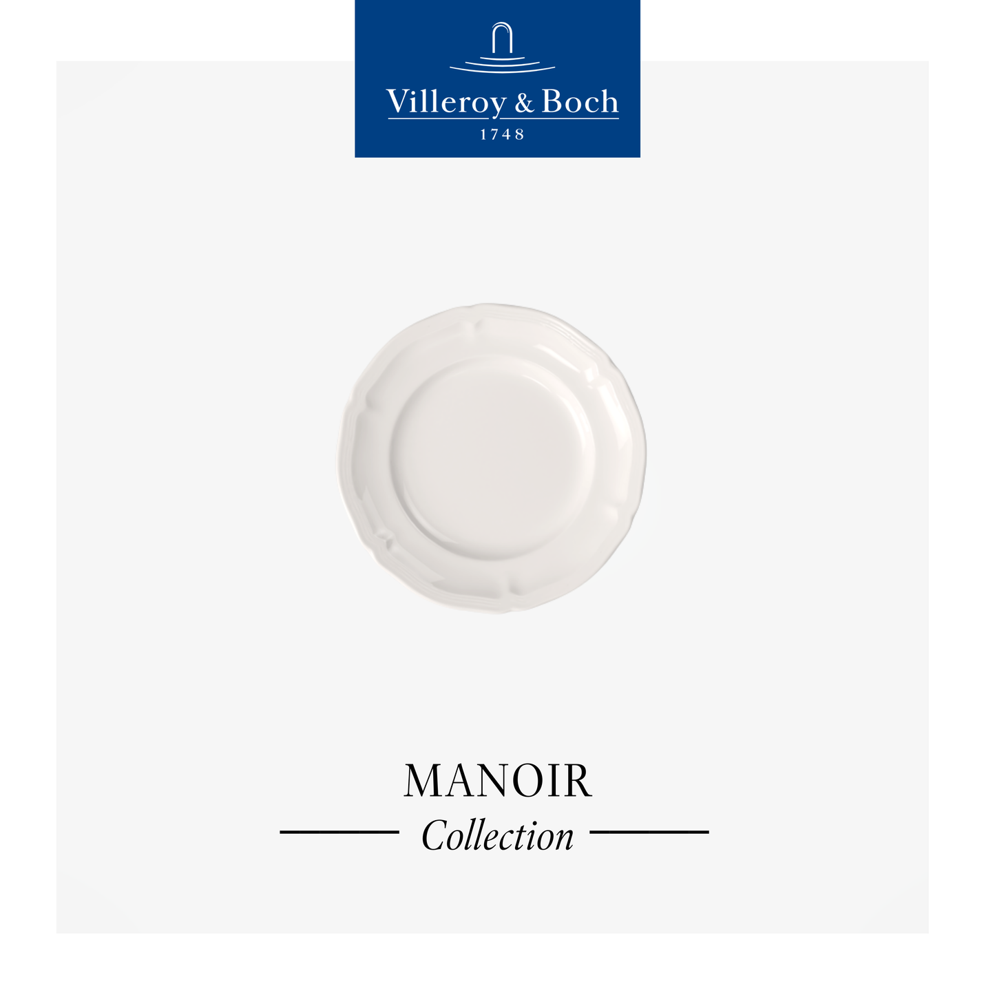 Manoir Bread & Butter plate