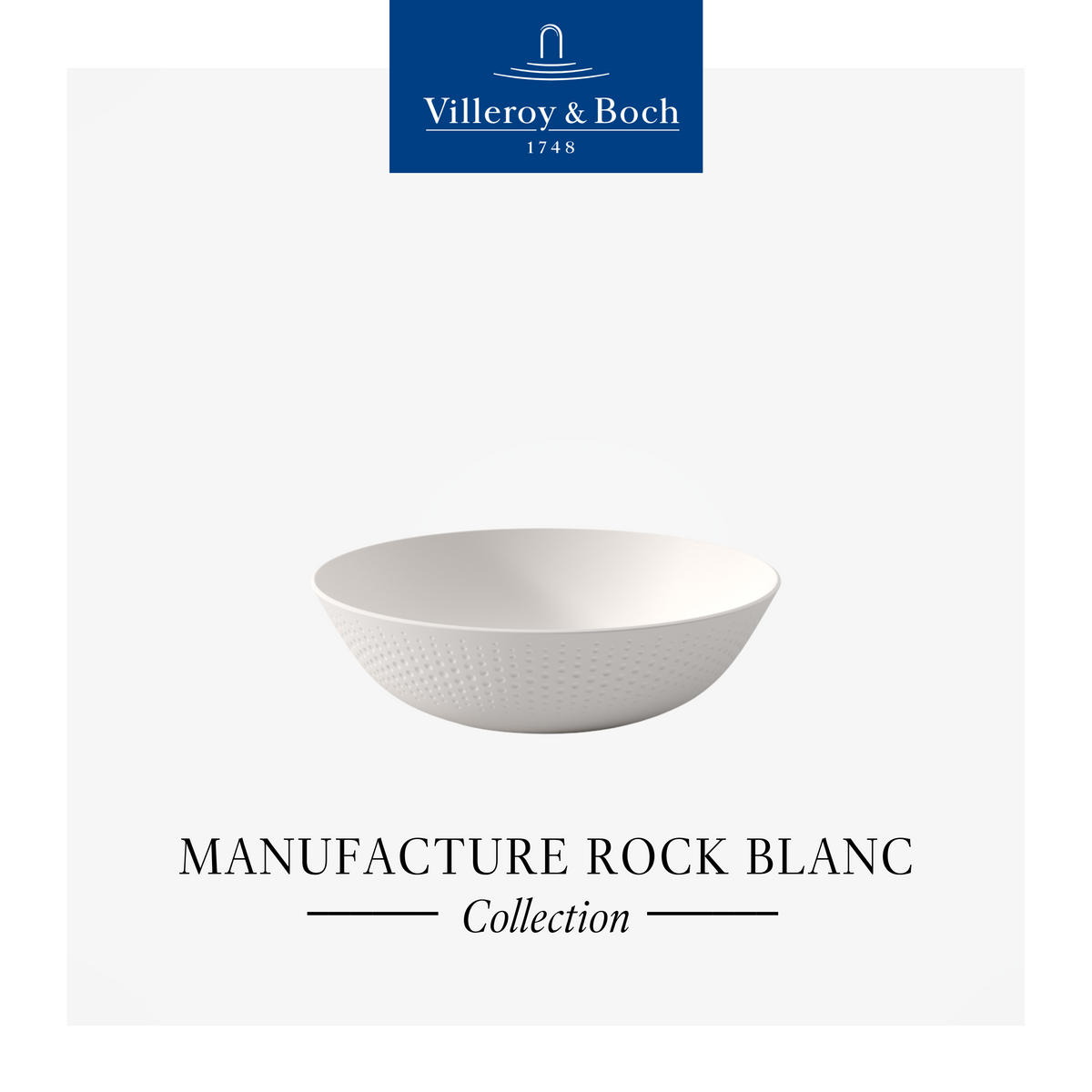 Manufacture Rock Blanc Decorative Fruit Bowl – Villeroy & Boch | Casa Euro Philippines