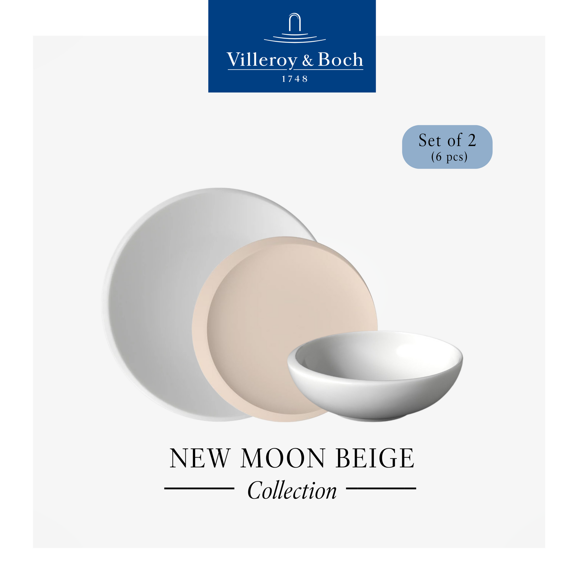 NewMoon Collection, Set for 2 – Villeroy & Boch | Casa Euro Philippines