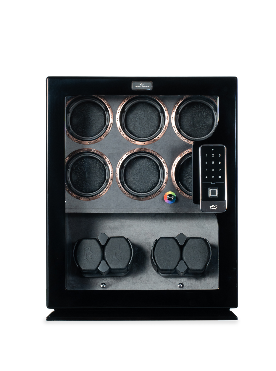 10 Piece Watch Winder, Black