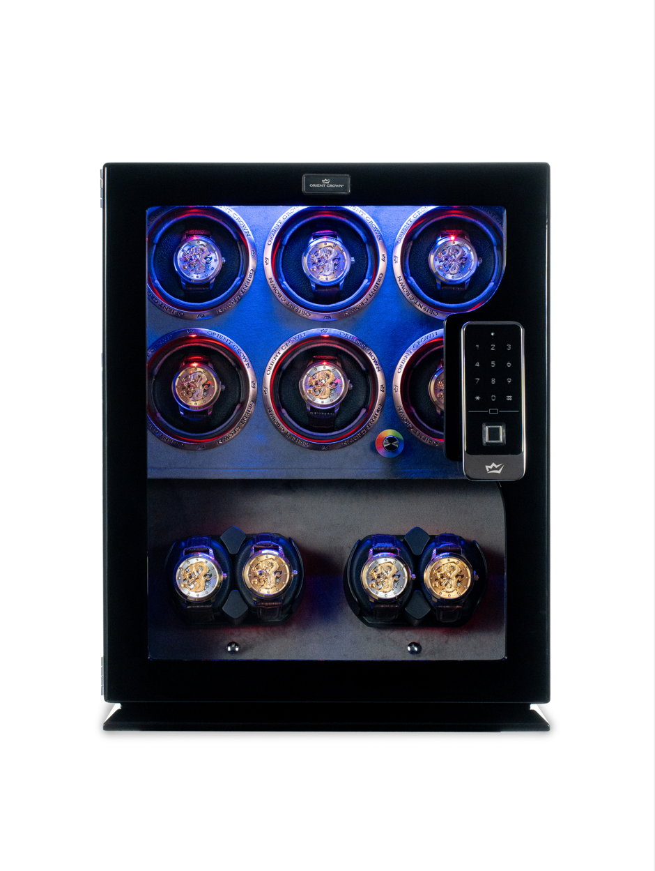 10 Piece Watch Winder, Black