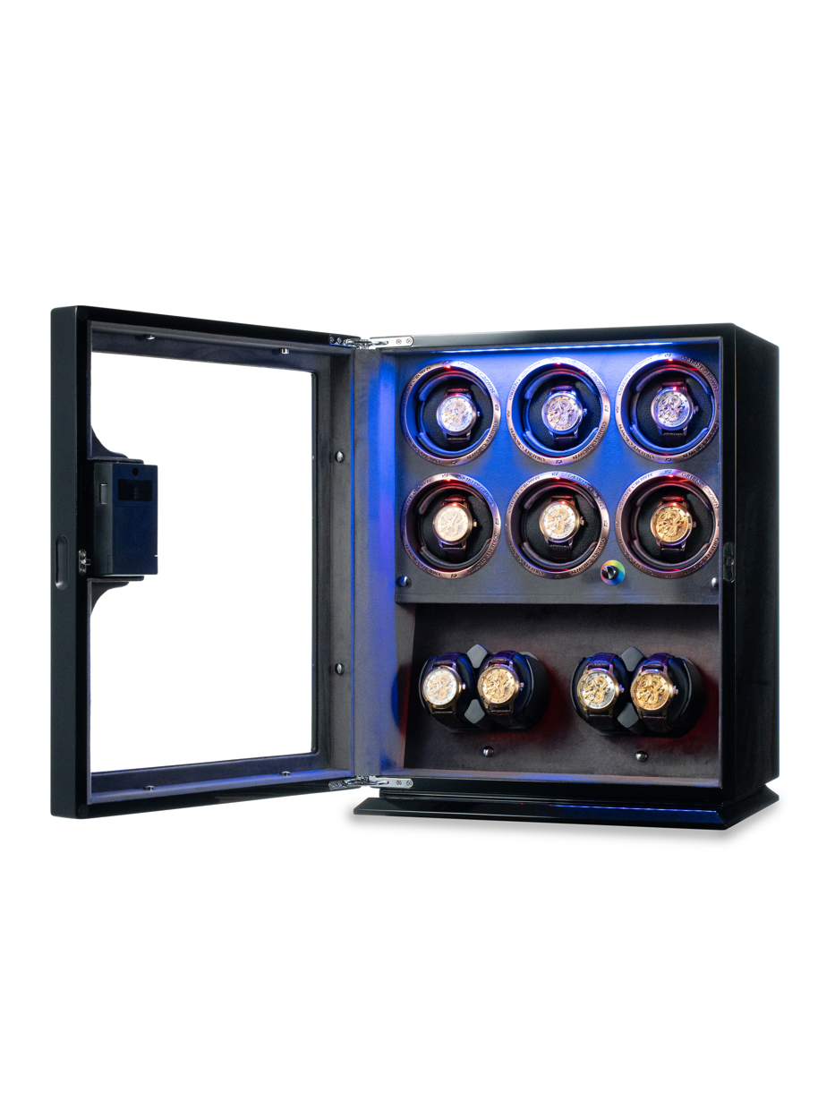 10 Piece Watch Winder, Black