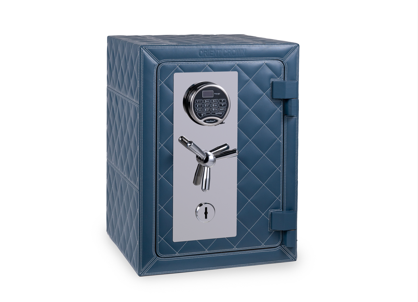 9 Piece Watch Winder Safe Box with 1 Drawer, Blue