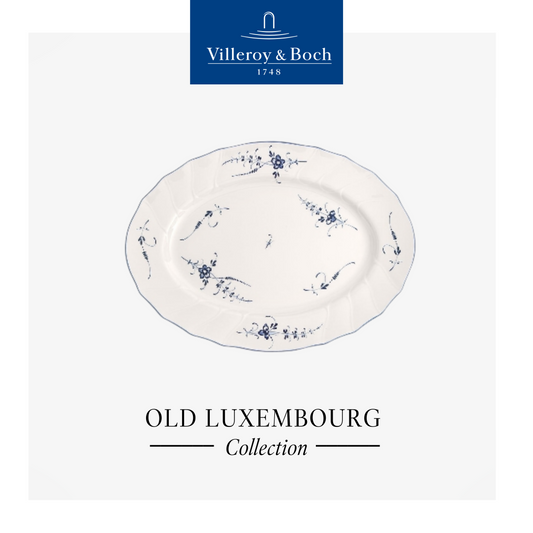 Old Luxembourg Oval Platter 43 cm