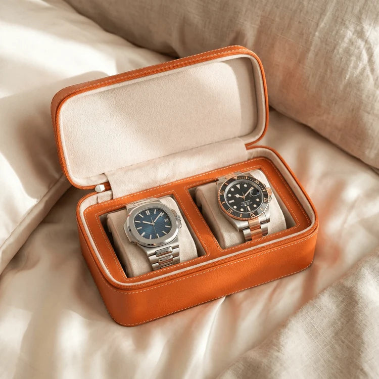 Orient Crown Watch Travel Holder for 2 Watches