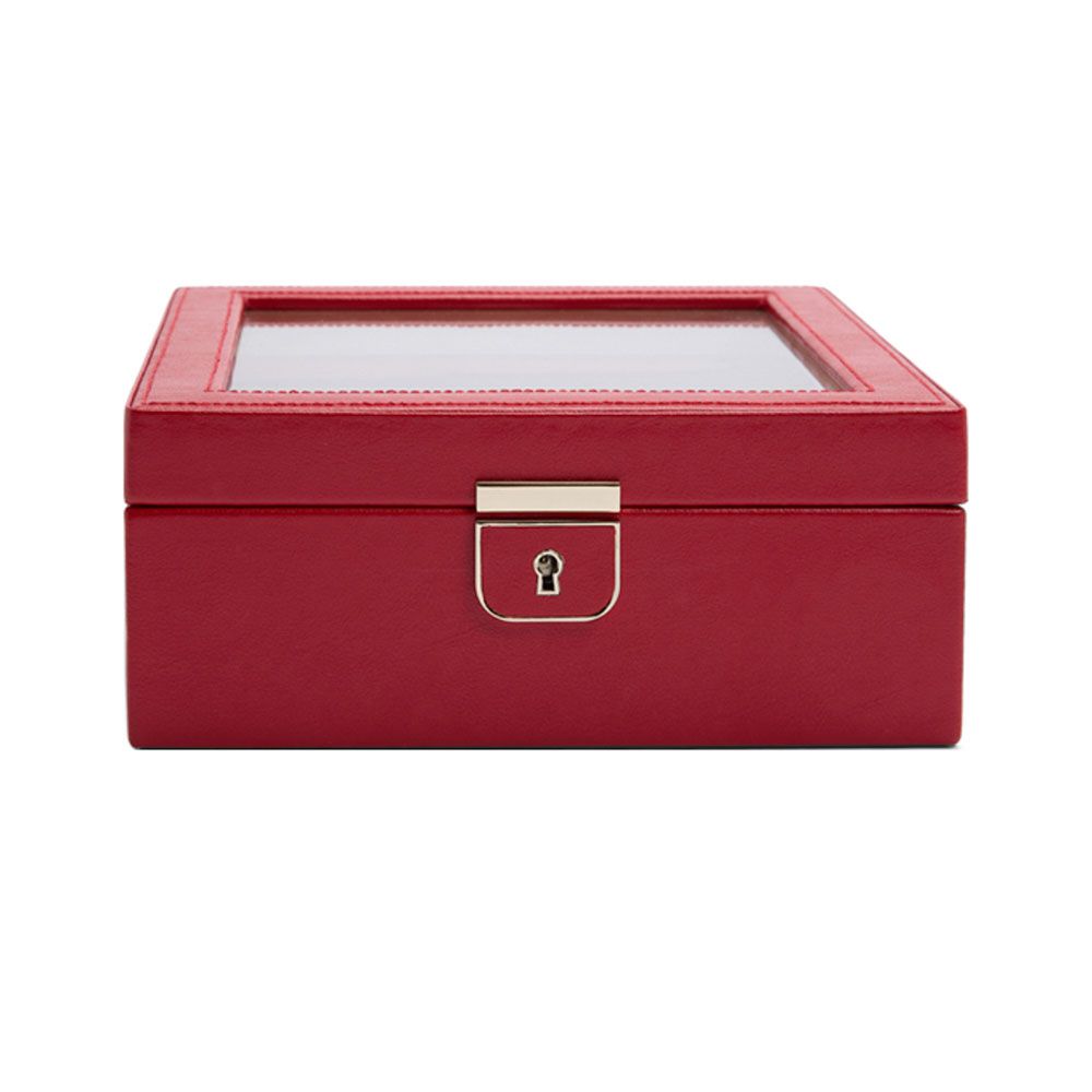 Palermo 6 Piece Watch Box, Red