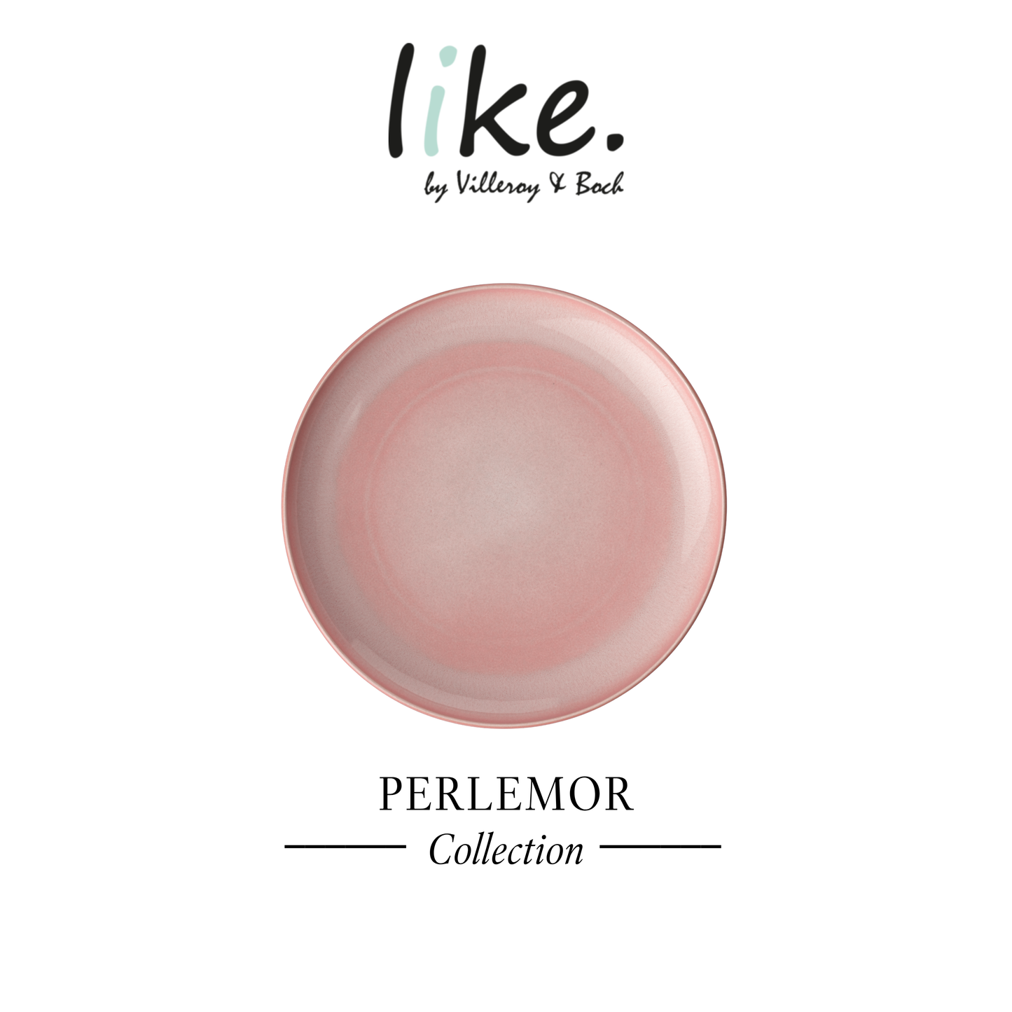 Perlemor Coral Flat Plate 27cm