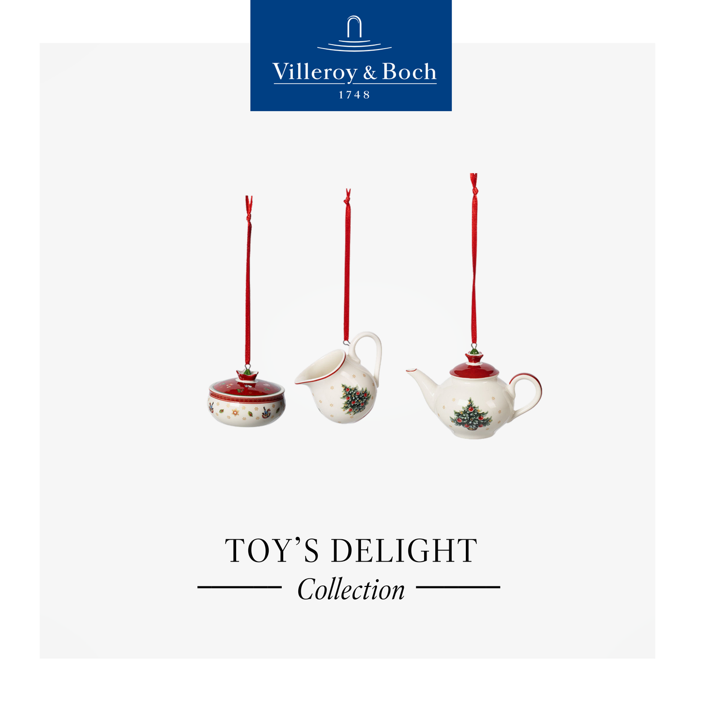 Toy's Delight Christmas ornaments coffee set, 3pcs