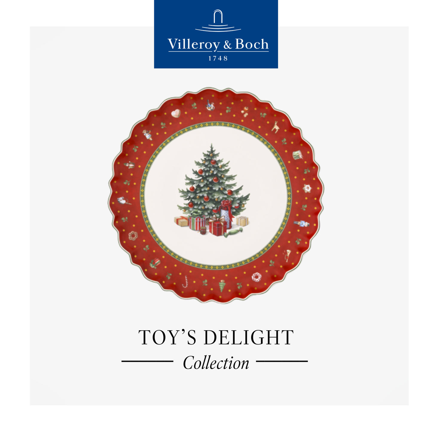 Toy's Delight Cake/ Tart plate, 33cm