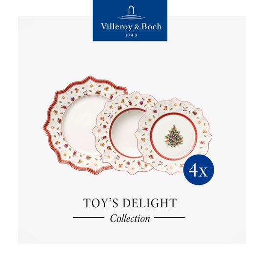 Toy's Delight Set of plates, Box of 12