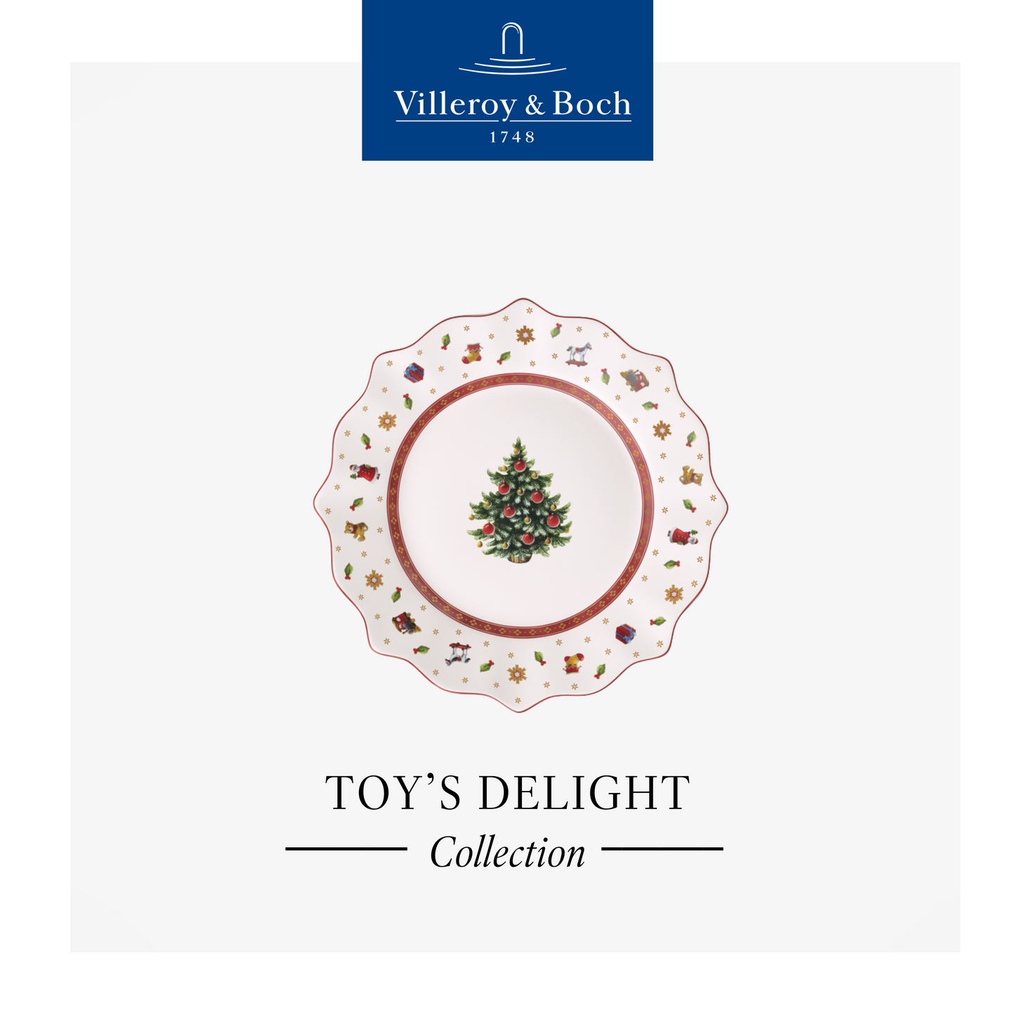 Toy's Delight Salad Plate White