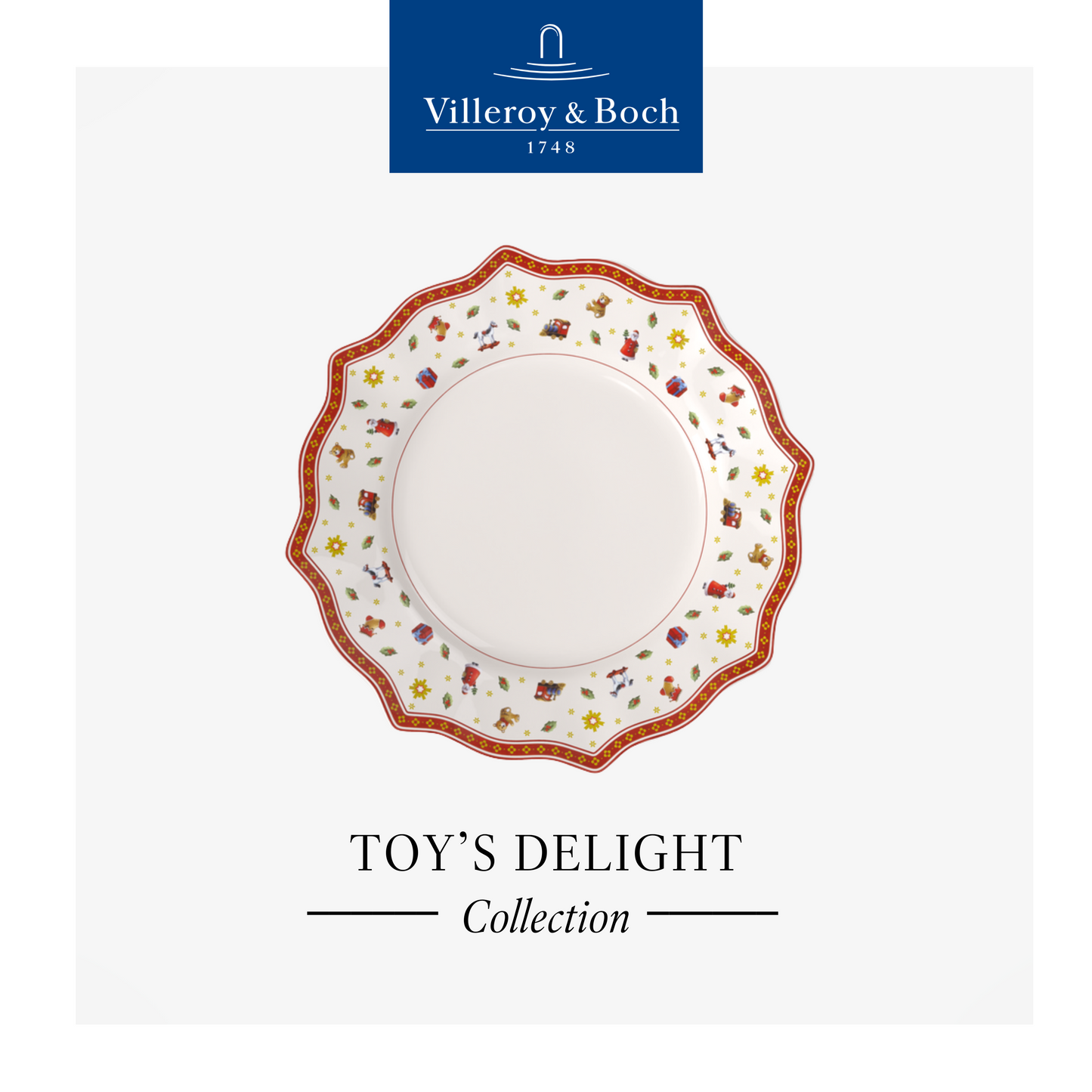 Toy's Delight Flat Plate White