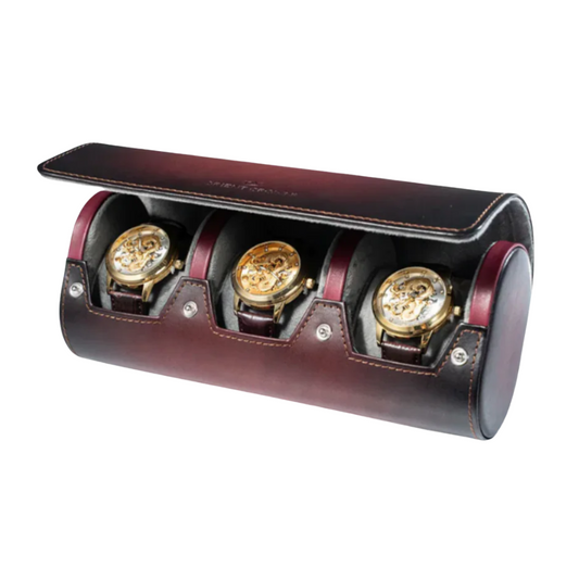 Trio Pulse watch roll, Red