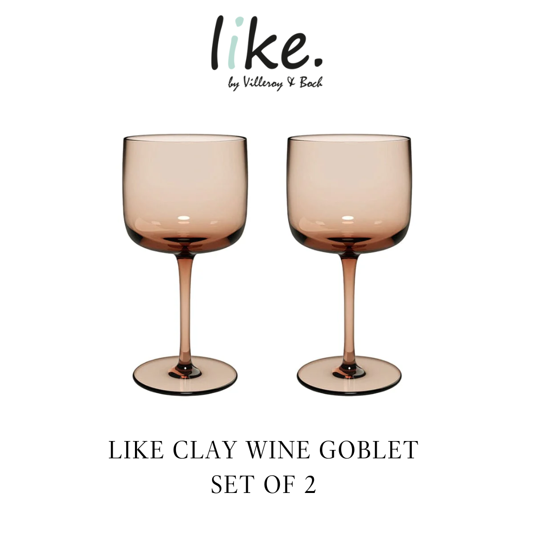 Like Clay Wine Goblet Set of 2