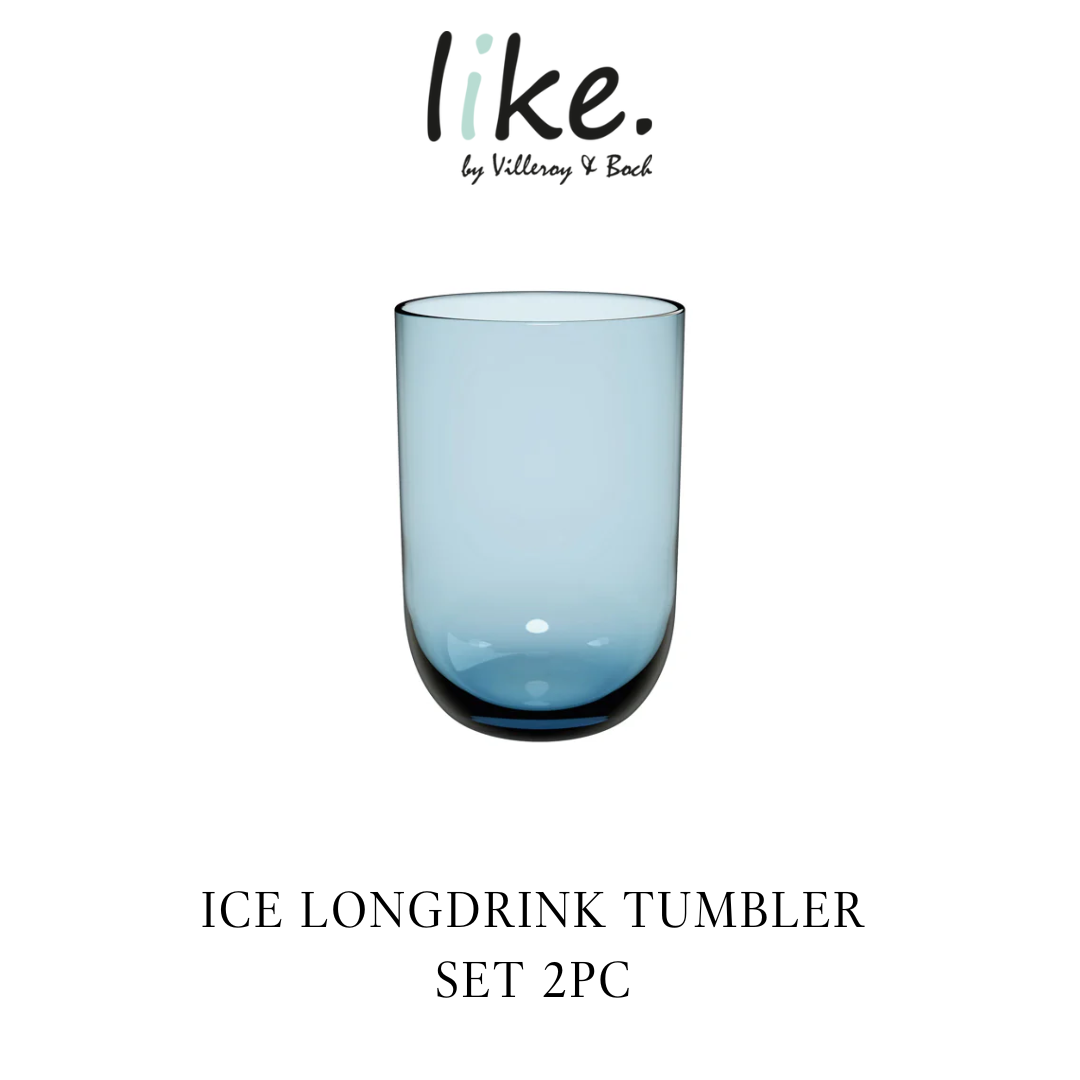 Like Clay Long Drink Glasses, Set of 2