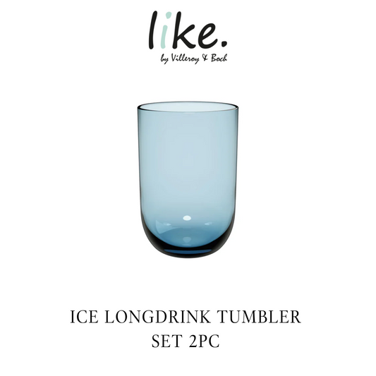 Like Clay Long Drink Glasses, Set of 2