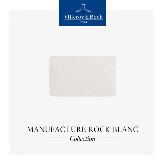 Manufacture Rock Blanc Rectangular Multifunctional Plate