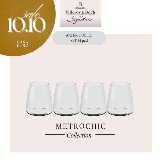 MetroChic Water glass, x4