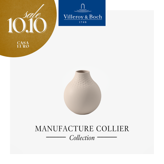 Manufacture Collier small vase, Perle, Beige