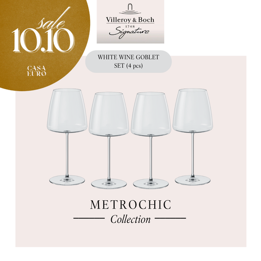 MetroChic White wine glass, x4