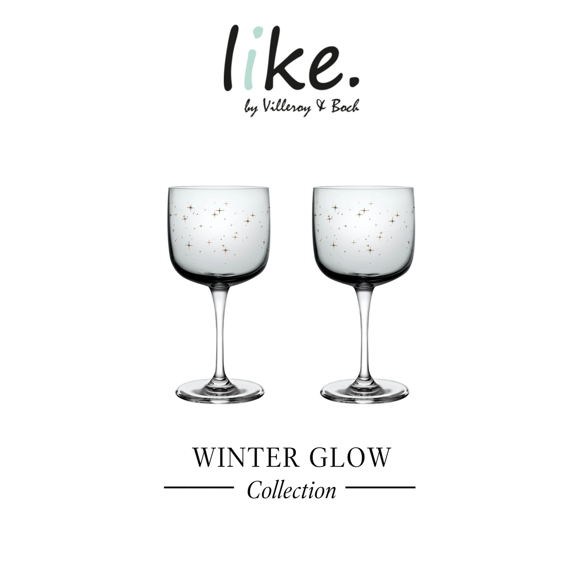Winter Glow Wine Glass